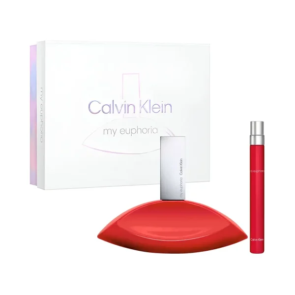 KIT CALVIN KLEIN MY EUPHORIA FEM EDP 100ML MINI 10ML
