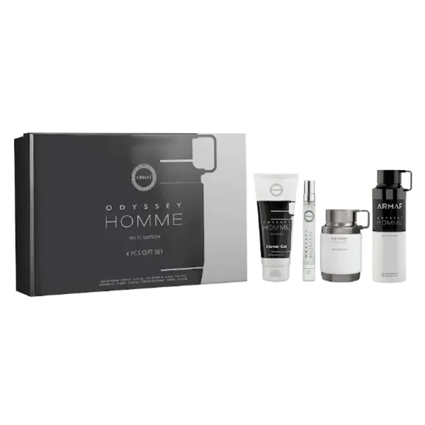 KIT ARMAF ODYSSEY HOMME WHITE EDITION EDP 100 ML (4PZS)