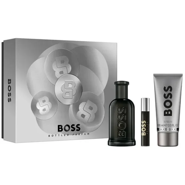 KIT HUGO BOSS BOTTLED PARFUM 100 ML + GEL + 10ML