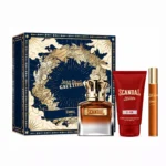 KIT JEAN PAUL GAULTIER SCANDAL ELIXIR MASC PARFUM 100ML + GEL + 10ML