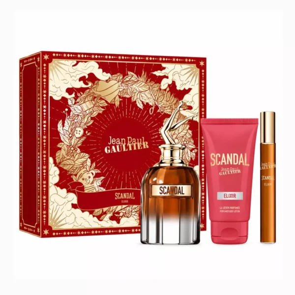KIT JEAN PAUL GAULTIER SCANDAL ELIXIR FEM PARFUM 80ML + BL + 10ML