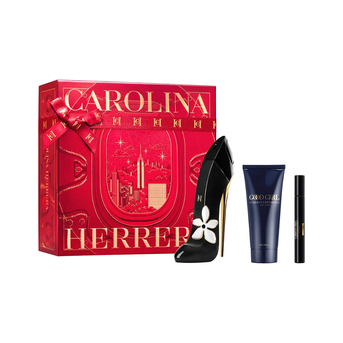 8411061142349 KIT CAROLINA HERRERA GOOD GIRL JASMINE ABSOLUTE EDP 80ML BL 10ML - Imagen 1